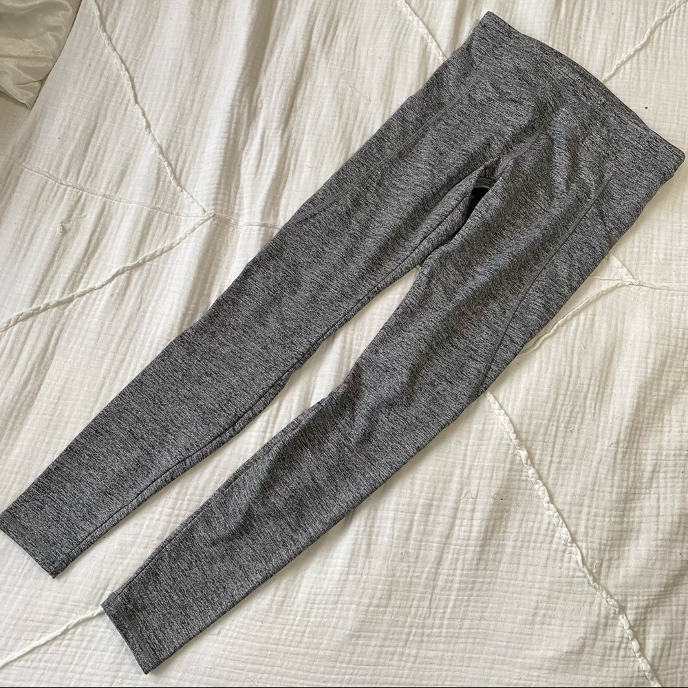 Grey Low Rise Leggings